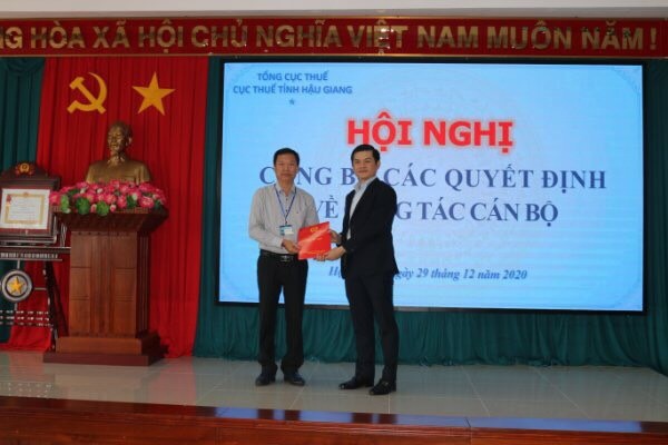 Ông Nguyễn Thanh Bình được phân công phụ trách Cục Thuế Hậu Giang tới khi có Cục trưởng mới.