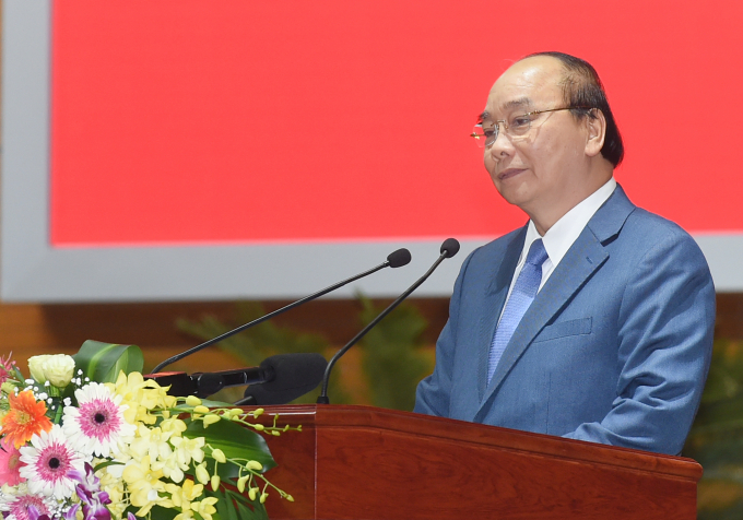 Thủ tướng Chính phủ phát biểu chỉ đạo Hội nghị Y tế toàn quốc.