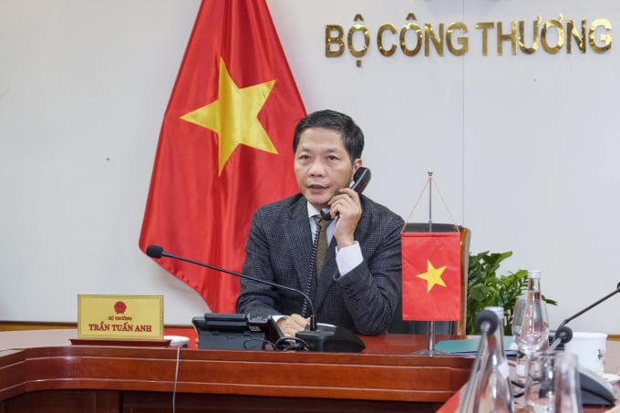 Bộ trưởng Công Thương, Chủ tịch Hội đồng Thương mại và Đầu tư Việt Nam - Hoa Kỳ (TIFA) Trần Tuấn Anh.