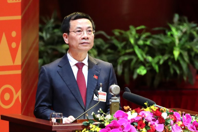 Bộ trưởng Bộ Thông tin và Truyền thông Nguyễn Mạnh Hùng.