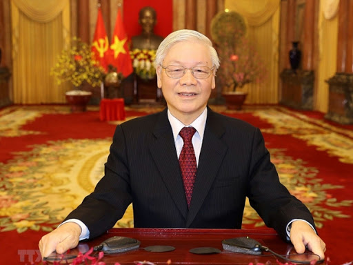 Ông Nguyễn Phú Trọng tái đắc cử Tổng Bí thư khóa XIII.