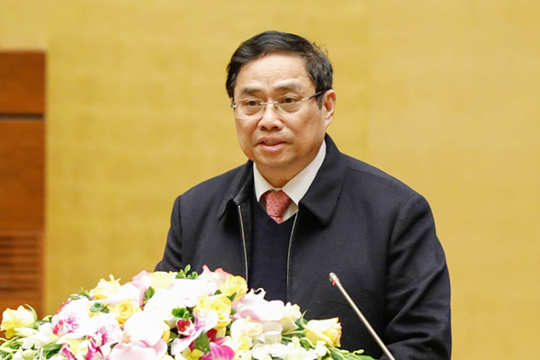 Ông Phạm Minh Chính được giới thiệu ứng cử đại biểu Quốc hội khối Chính phủ.