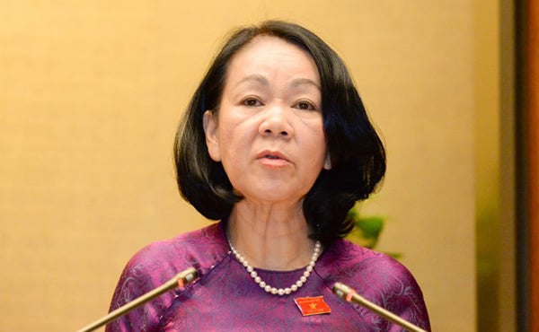 Bà Trương Thị Mai.