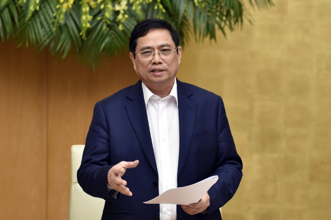 Thủ tướng Chính phủ Phạm Minh Chính chủ trì phiên họp Chính phủ.