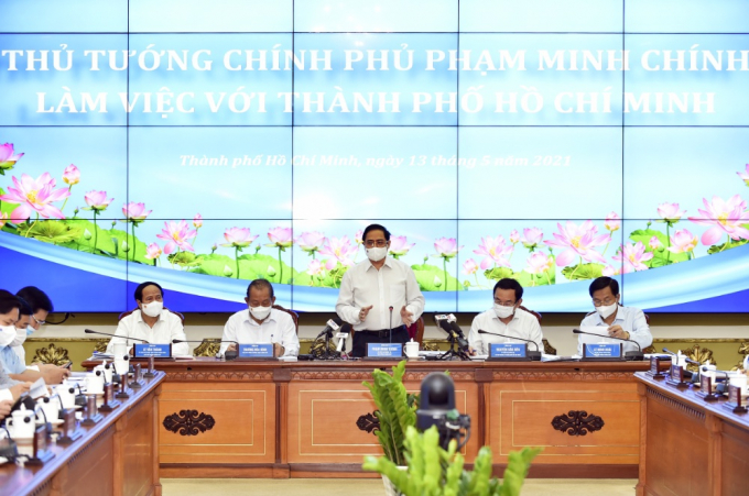 Thủ tướng Chính phủ Phạm Minh Chính làm việc với Tp.HCM.