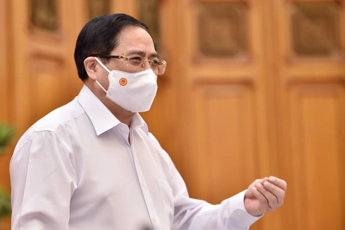 Thủ tướng Phạm Minh Chính cho rằng việc mua vaccine phải được xử lý theo quy định của pháp luật về các trường hợp đặc biệt, cấp bách và phải được thực hiện ngay.