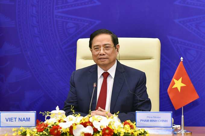 Thủ tướng Chính phủ Phạm Minh Chính phát biểu tại Hội nghị quốc tế về Tương lai châu Á lần thứ 26.