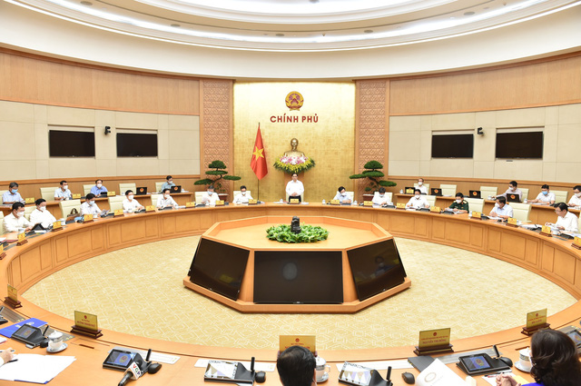 Thủ tướng Phạm Minh Chính chủ trì 1 phiên họp Chính phủ thường kỳ.