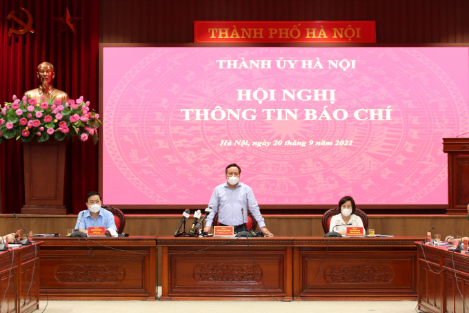 Phó Bí thư Thành ủy Hà Nội Nguyễn Văn Phong cho biết Hà Nội sẽ nới lỏng một số hoạt động sau ngày 21/9.