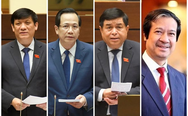 4 Bộ trưởng sẽ ngồi ghế nóng tại kỳ họp thứ 2, Quốc hội khóa XV.