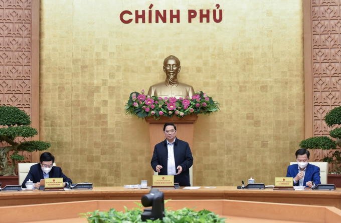 Thủ tướng Chính phủ Phạm Minh Chính chủ trì phiên họp Chính phủ thường kỳ tháng 11.
