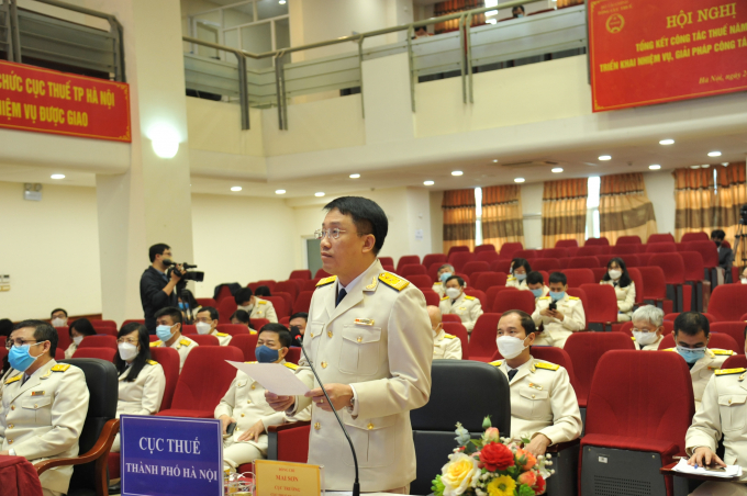 Ông Mai Sơn, Cục trưởng Cục Thuế Hà Nội.