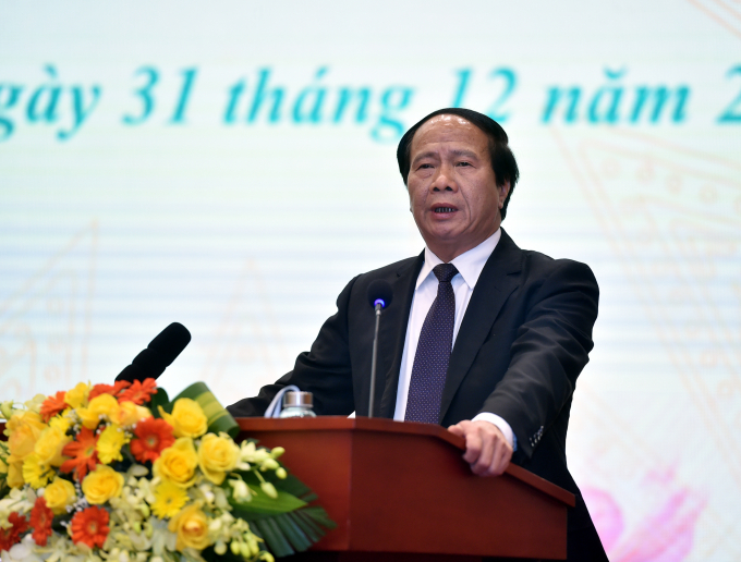 Phó Thủ tướng Lê Văn Thành dự Hội nghị tổng kết công tác năm 2021 và triển khai nhiệm vụ năm 2022 của ngành tài nguyên và môi trường.