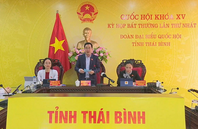 Đại biểu Nguyễn Văn Huy (Thái Bình).