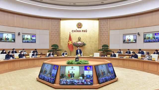 Thủ tướng Phạm Minh Chính chủ trì cuộc họp với các bộ, ngành, thành phố Hà Nội, các tỉnh Bắc Ninh và Hưng Yên về chủ trương đầu tư xây dựng dự án đường vành đai 4 - Vùng Thủ đô Hà Nội.
