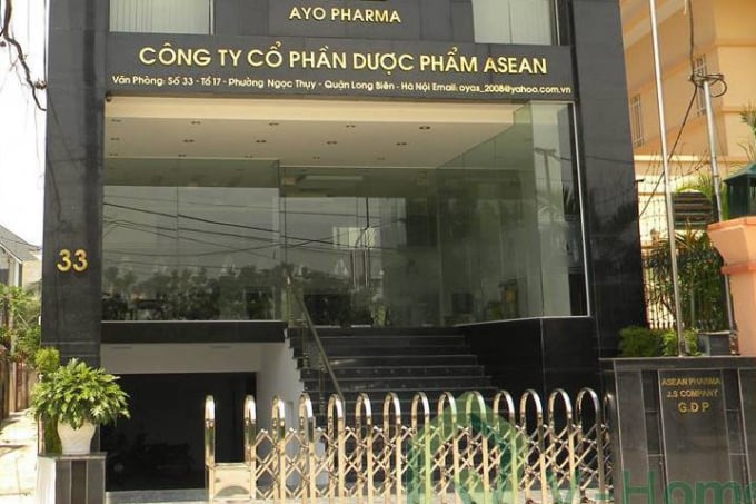 Công ty dược phẩm Asean bị xử phạt hành chính 30 triệu đồng do bán buôn thuốc thành phẩm cho cơ sở không có chức năng kinh doanh thuốc. (Ảnh: Internet)