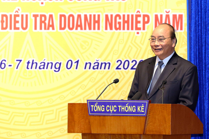 Thủ tướng Chính phủ Nguyễn Xuân Phúc phát biểu tại Hội nghị. Ảnh: MPI