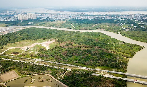Khu đất rộng hơn 30 ha ở xã Phước Kiển, huyện Nhà Bè.