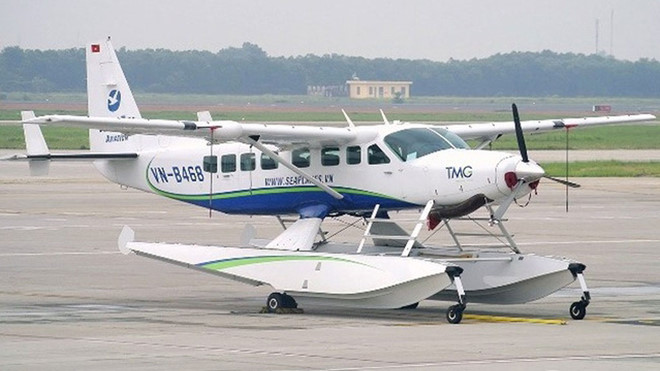 Một chiếc thuỷ phi cơ thuộc Tập đoàn Thiên Minh, nhà đầu tư dự án hàng không KiteAir.