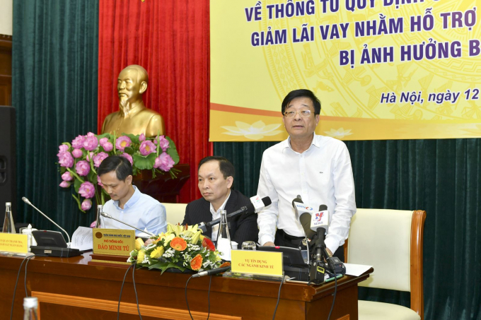 Ông Nguyễn Quốc Hùng - Vụ trưởng Vụ tín dụng các ngành kinh tế NHNN.