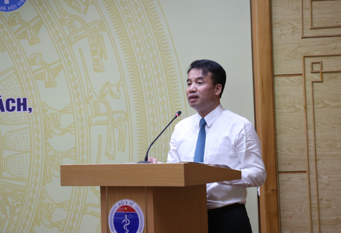 Ông Nguyễn Thế Mạnh, Tổng Giám đốc Bảo hiểm xã hội Việt Nam phát biểu tại buổi Lễ.