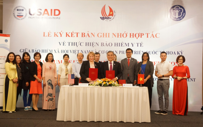 BHXH Việt Nam hợp tác cùng cơ quan Phát triển Quốc tế Hoa Kỳ trong lĩnh vực bảo hiểm y tế.