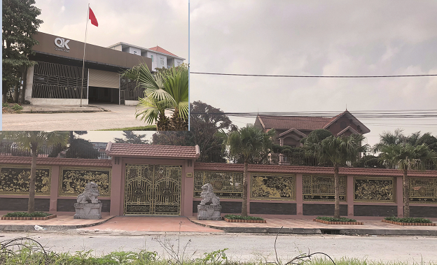 Công ty TNHH Quang Khải và Khu biệt thự của gia đình ông Vũ Quang Khải.