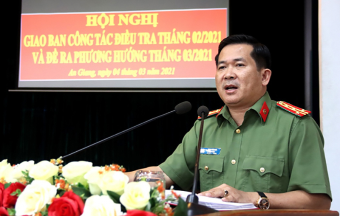 Đại tá Đinh Văn Nơi, Giám đốc Công an tỉnh An Giang.