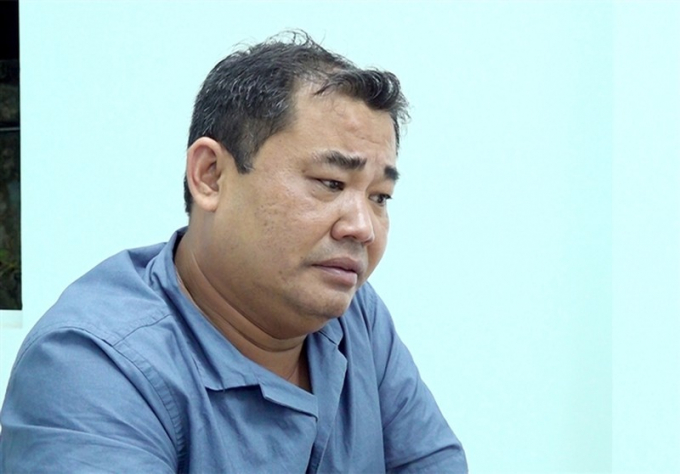 Bị can Trần Trí Mãnh tại cơ quan điều tra.