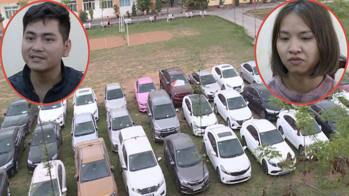 Khởi tố cặp vợ chồng làm giả giấy tờ chiếm đoạt 71 xe ô tô.