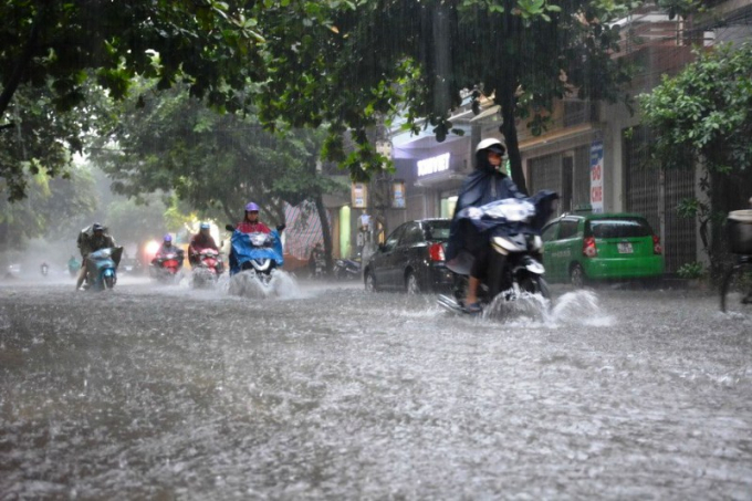 Bắc Bộ tiếp tục mưa lớn, nguy cơ mưa đá, lốc sét và sạt lở đất nhiều nơi. (Ảnh minh họa)