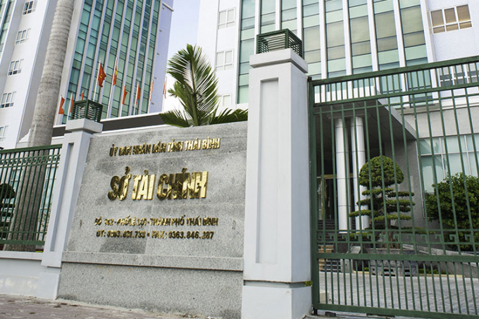 Trụ sở Sở Tài chính tỉnh Thái Bình.