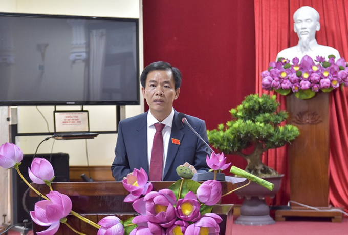 Ông Nguyễn Văn Phương được bầu làm Chủ tịch UBND tỉnh Thừa Thiên - Huế. (Ảnh: Nguyễn Do/PLO)
