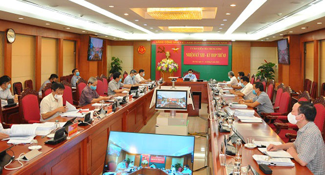 Ủy ban Kiểm tra Trung ương đã xem xét kết quả giám sát một số tổ chức đảng và đảng viên.
