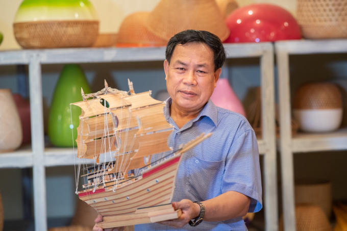 Ông Thái Đại Phong, Giám đốc Công ty TNHH Đức Phong. (Ảnh: Oxfam Vietnam).