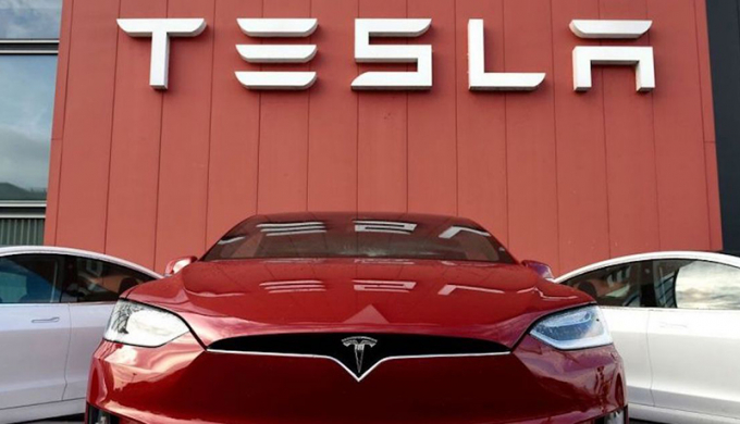 Ô tô điện Tesla ở Mỹ đang bị điều tra vì sự cố phanh ảo. (Ảnh minh họa)