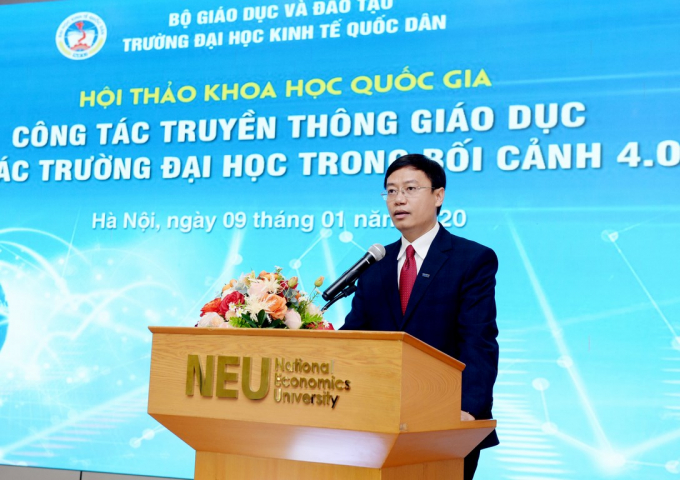 PGS.TS Bùi Đức Thọ - Phó Hiệu trưởng Trường Đại học Kinh tế Quốc phát biểu
