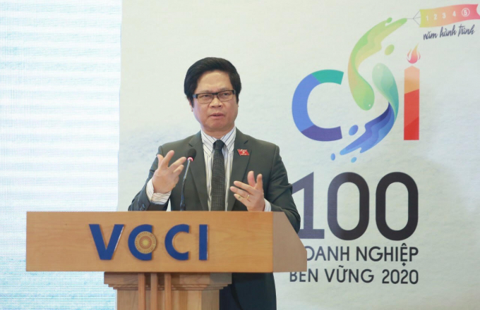 Ông Vũ Tiến Lộc, Chủ tịch VCCI phát biểu