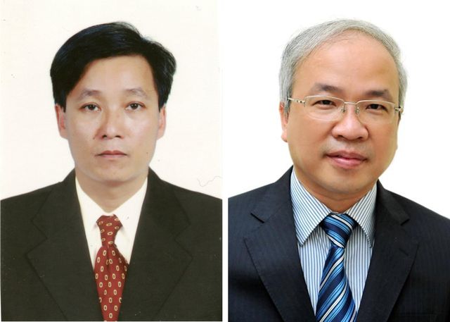 Thứ trưởng Bộ Tư pháp Nguyễn Khánh Ngọc (trái) và Thứ trưởng Phan Chí Hiếu.