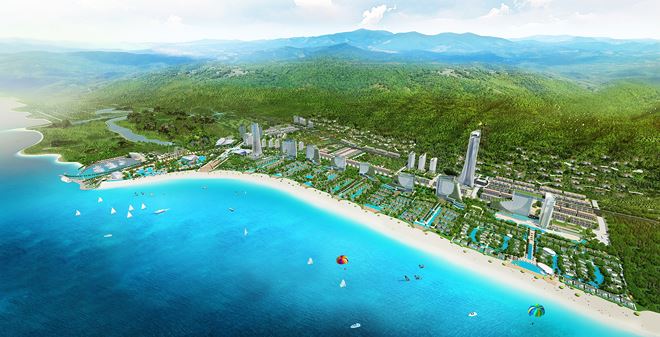 Phối cảnh dự án Sonasea Vân Đồn Harbor City của Tập đòa CEO tại Quảng Ninh.