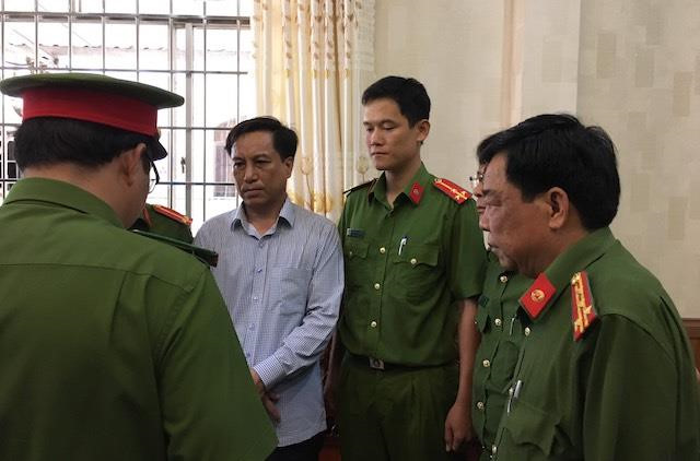 Diệp Văn Thạnh, nguyên Chủ tịch UBND thành phố Trà Vinh bị khởi tố, bắt tạm giam 4 tháng. Ảnh: Công an Trà Vinh.