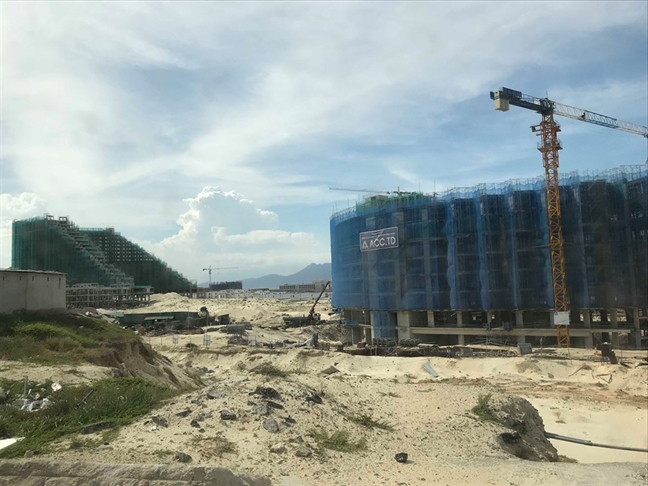 Dự án The Arena Cam Ranh đã được triển khai dù chưa hoàn thành các thủ tục về cấp phép xây dựng - Ảnh: Internet.