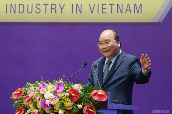 Thủ tướng: “Tôi tin hội nghị lần này, trên nền tảng 21.000 DN cơ khí và định hướng chiến lược mà Chính phủ đưa ra, chúng ta sẽ xây dựng ngành cơ khí Việt Nam phát triển”.