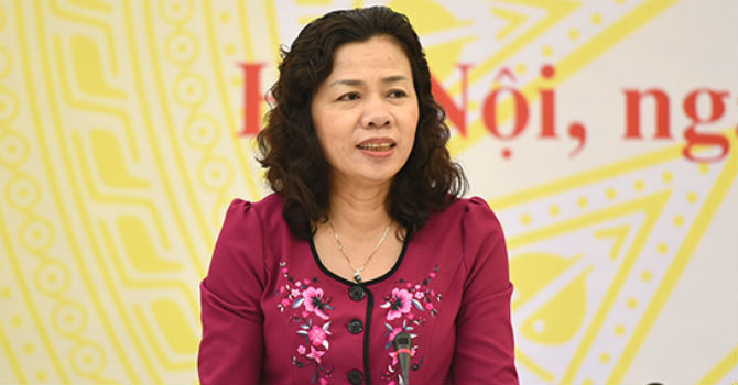 Thứ trưởng Bộ Tài chính Vũ Thị Mai.