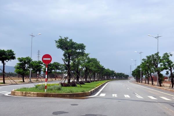 Một góc Khu đô thị ven sông Hòa Quý- Đồng Nò.