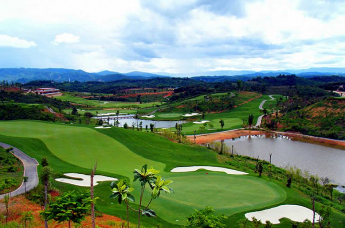 Sân golf của Công ty Sân golf Vinacapital tại Đà Nẵng.