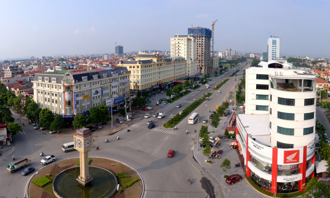 Một góc thành phố Bắc Ninh.