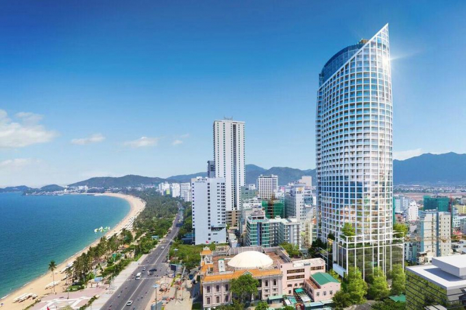 Một góc thành phố Nha Trang, Khánh Hòa.