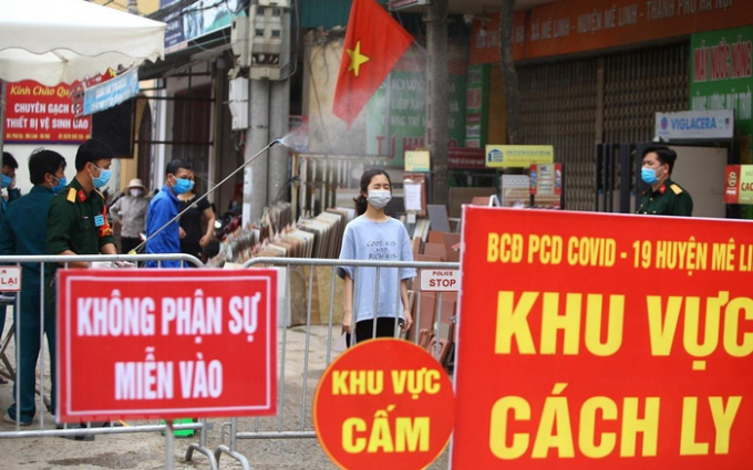 Hai trường hợp nhiễm mới đều ở Thôn Hạ Lôi, Mê Linh, Hà Nội.