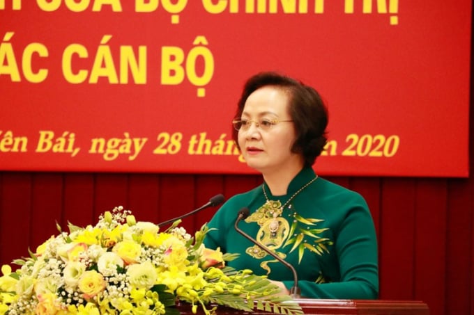 Bà Phạm Thị Thanh Trà - Tân Phó ban Tổ chức Trung ương.